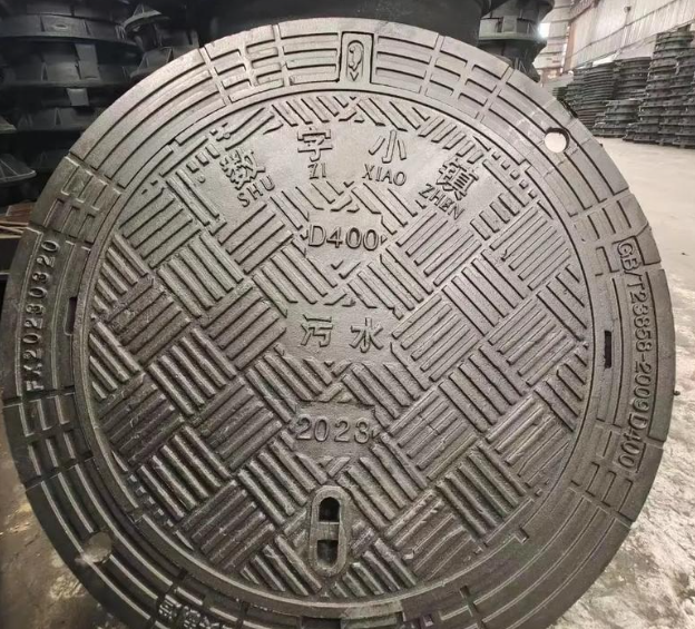 永康球墨铸铁防沉降井盖展示